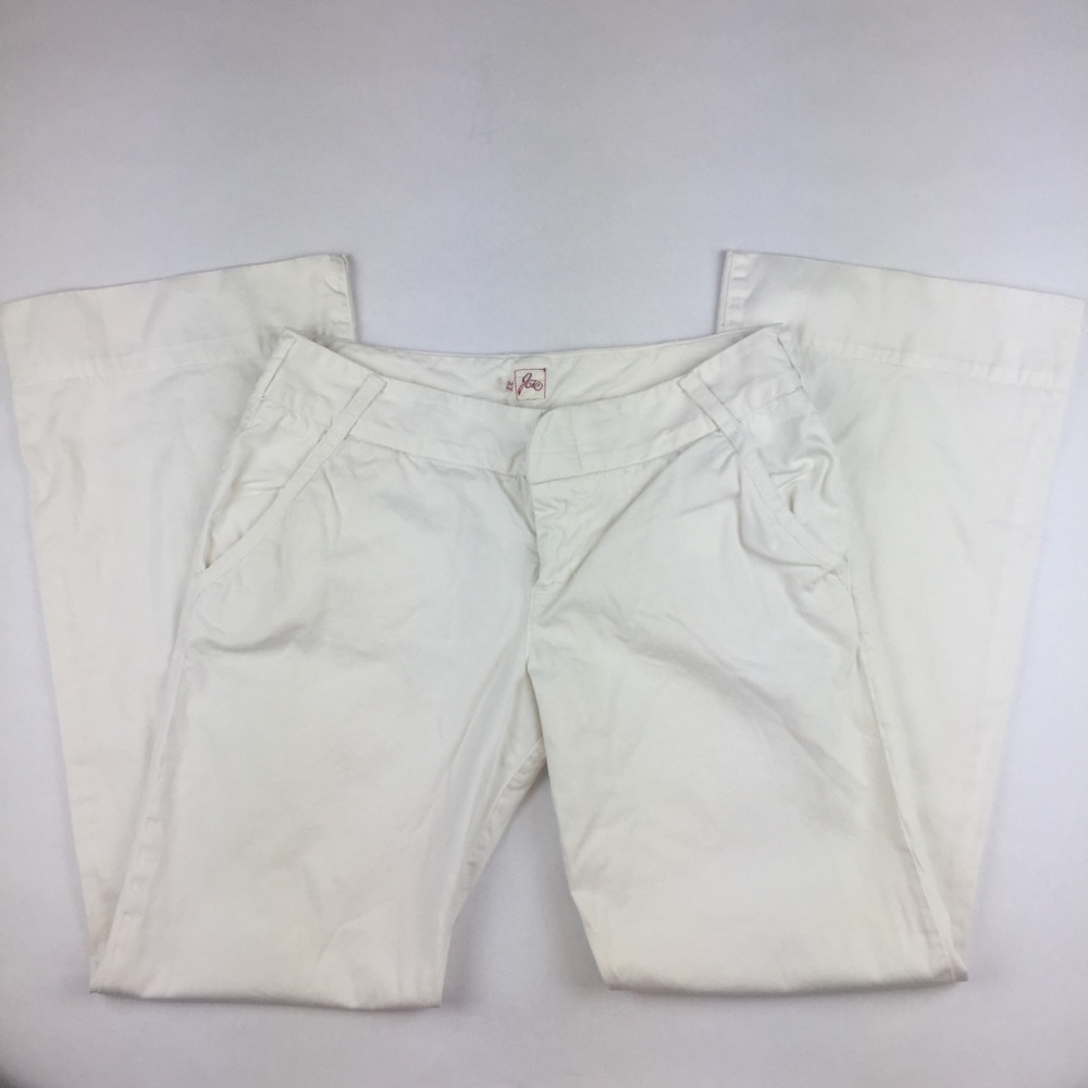 Joie Women’s 27 Cotton White Flare Pants LL33